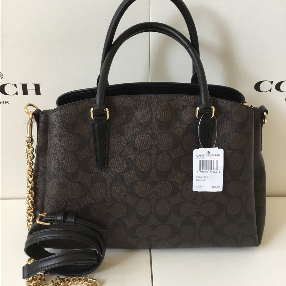 🌷Coach Signature Sage Carryall NWT. - Picture 5 of 8